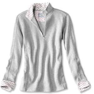 Orvis Grey Pullover Crewneck